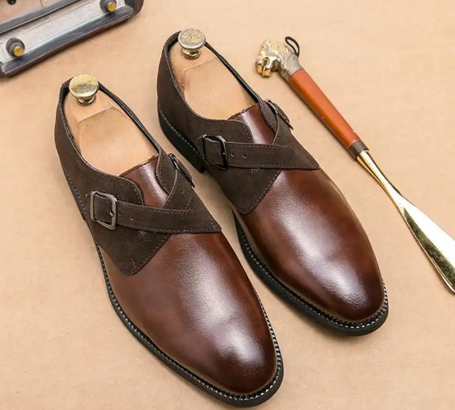 New Double Monk-Strap Mens Shoes, BLOW-OUT Sale! - photo 4
