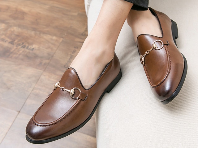 New Men's Dressy Slip-On Loafers - Italian Design - photo 2