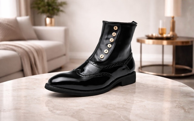 Mens Balmoral Button Boots, BLOW OUT, SALE!