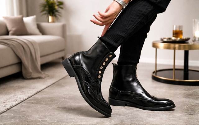 Mens Balmoral Button Boots, BLOW OUT, SALE! - photo 3
