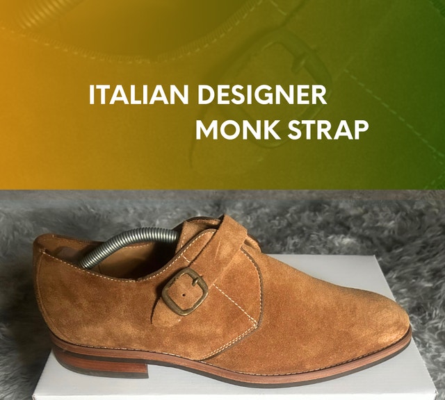 Italian Men's Leather Suede Shoes - photo 2
