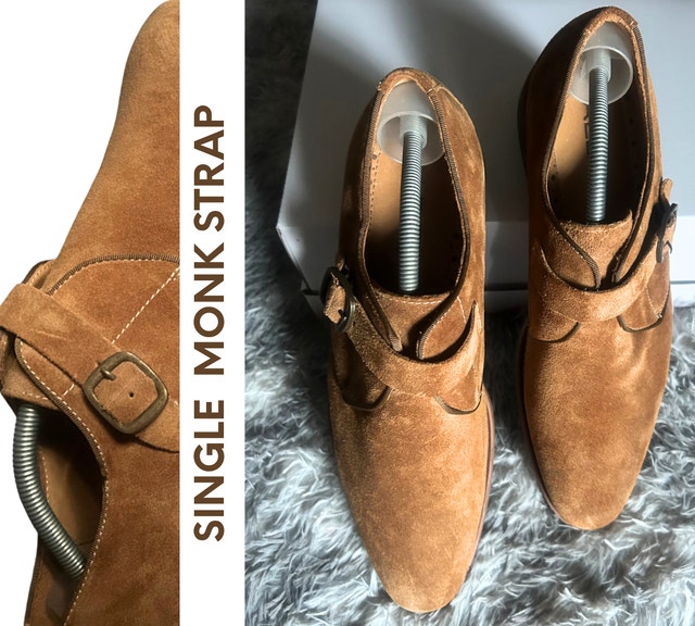 Italian Men's Leather Suede Shoes - photo 3
