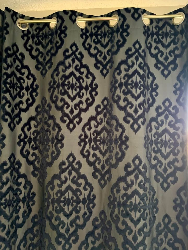 100% Blackout Curtains - 3 Panels - photo 4