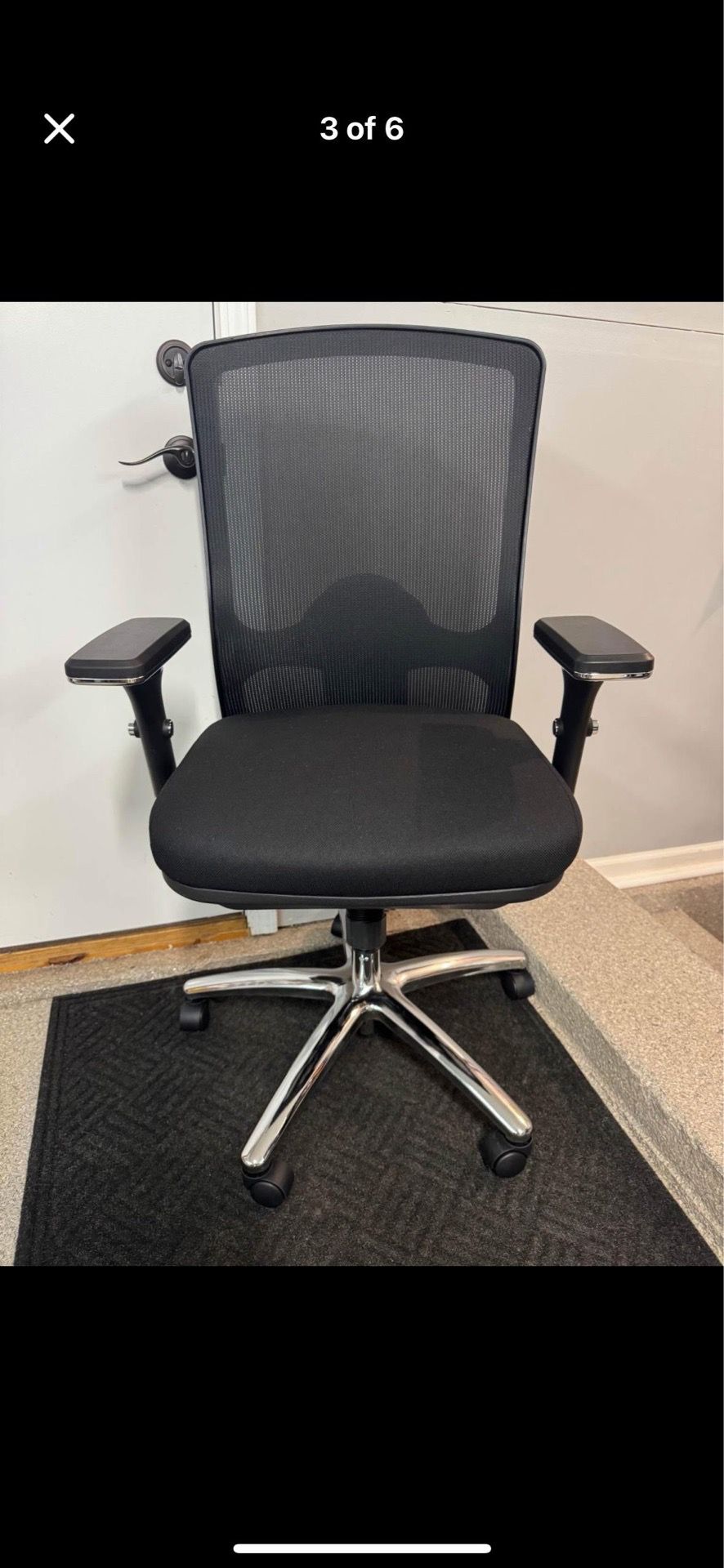 Ergonomic Office Chair - Black - photo 3