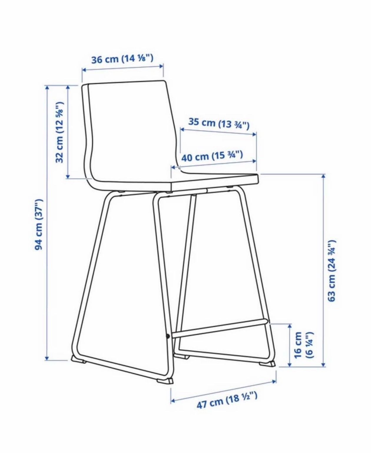 IKEA 3 Bar Stools - photo 2