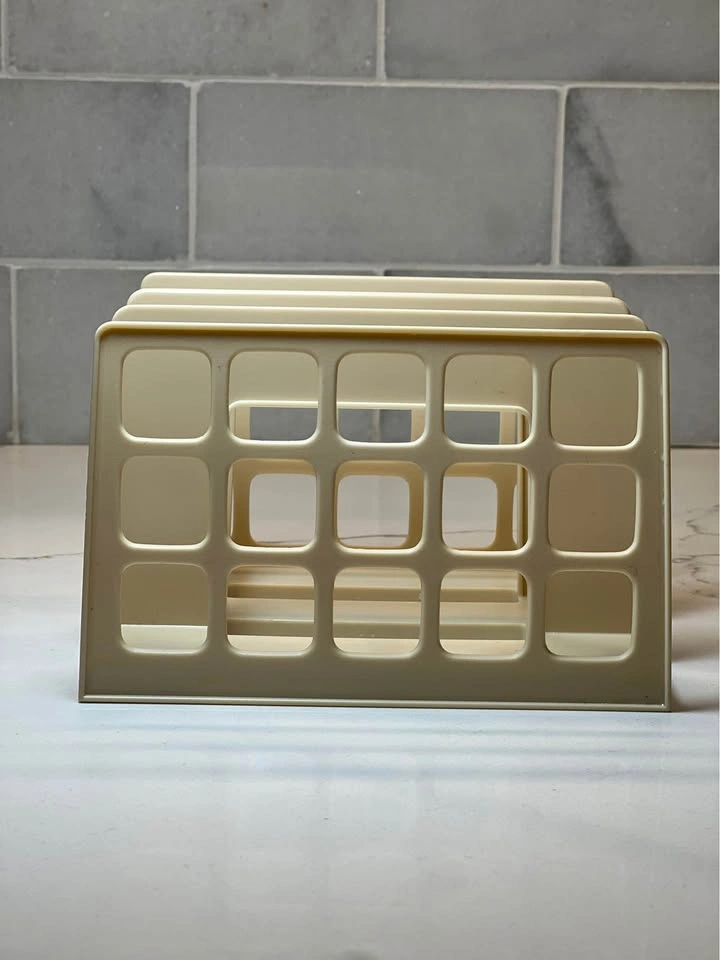 Vintage Almond Plastic Oxford DecoSorter Desk Organizer - photo 2