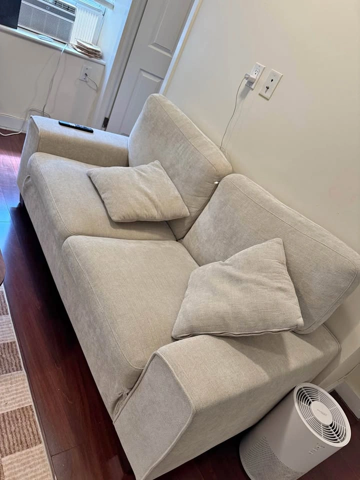 Beige couch