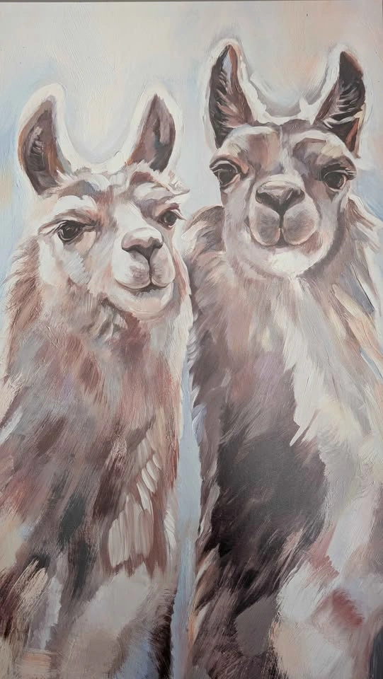 Llama/Alpaca Canvas Art - photo 2