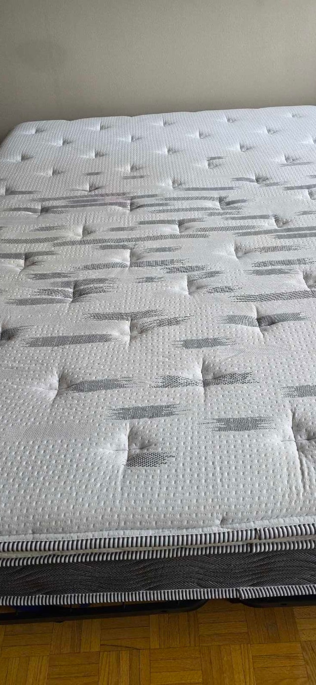 Queen Mattress + FREE metal bed frame