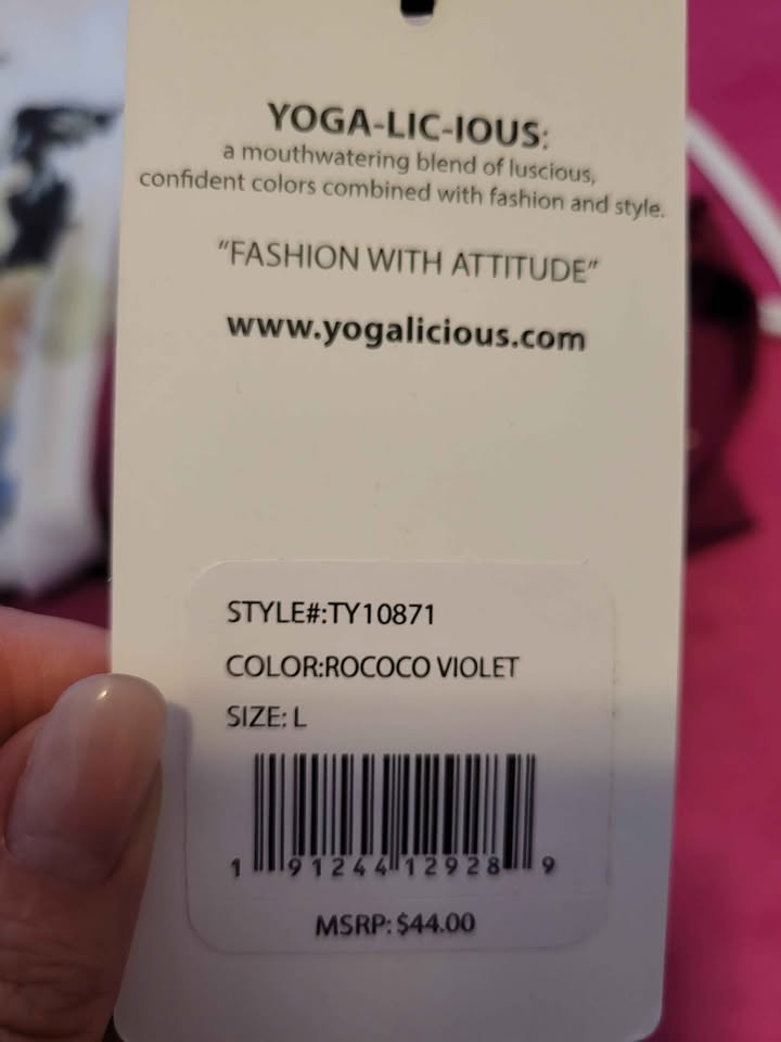 BNWT YOGA FUSHIA COLOUR TOP SIZE MEDIUM - photo 4