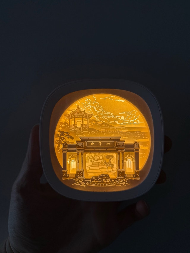 3D Paper Carving Night Light - photo 2