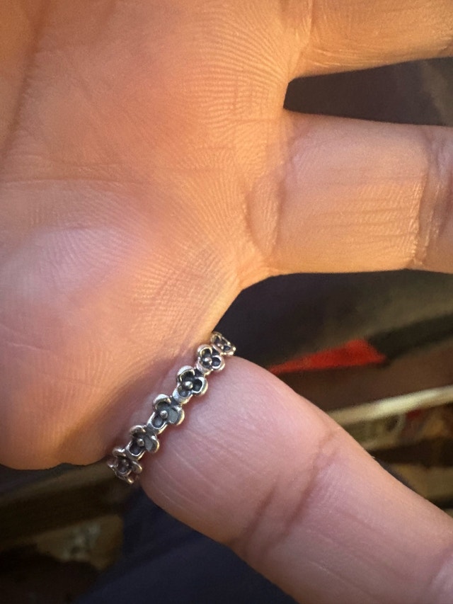 GENUINE - PANDORA STERLING SILVER RING / HALLMARKED : S925 ALE 5