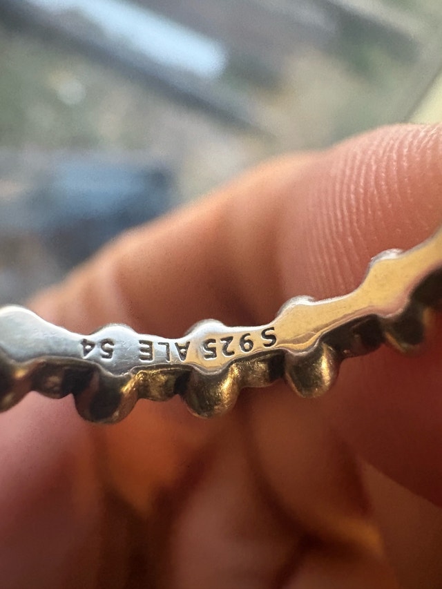 GENUINE - PANDORA STERLING SILVER RING / HALLMARKED : S925 ALE 5 - photo 2