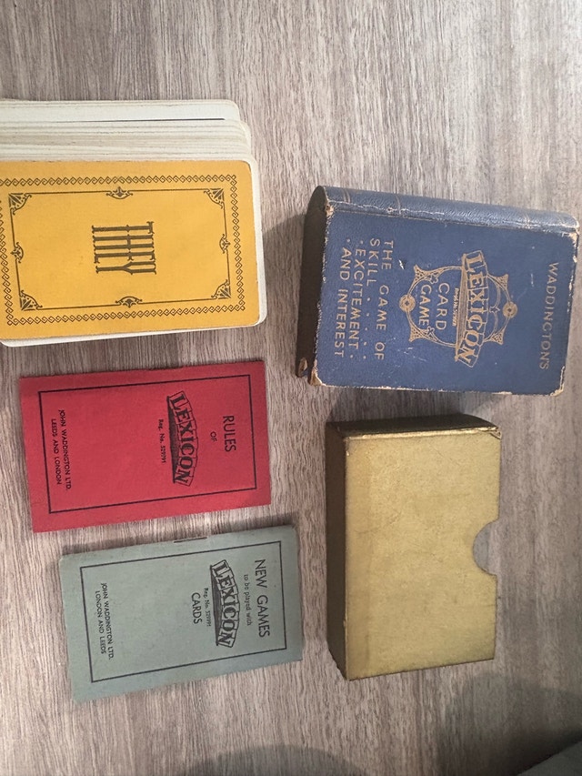 Waddingtons Lexicon Card Game