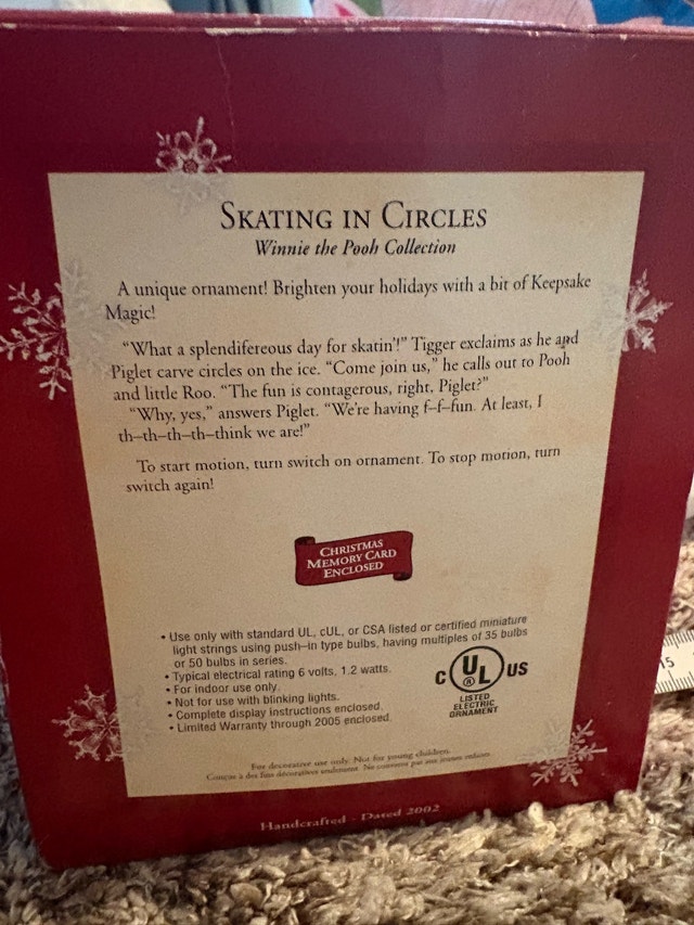 Hallmark Winnie Ornament - photo 2