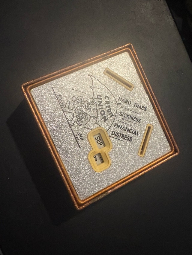 Credit Union Coin Bank