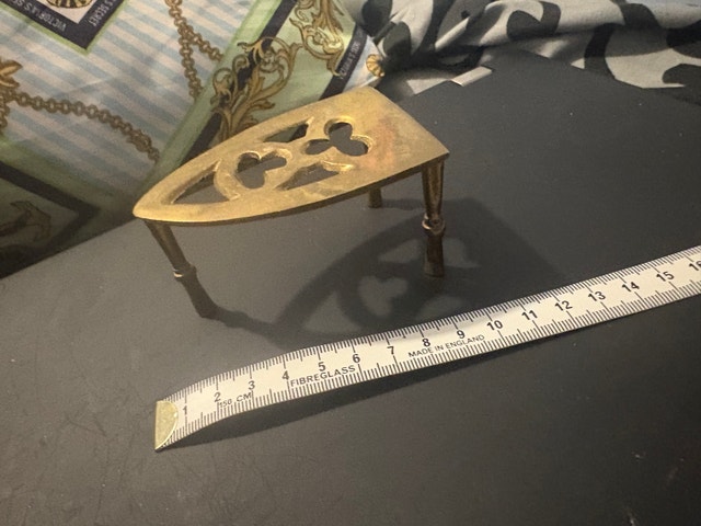 Brass Iron Rest for vintage Cole irons