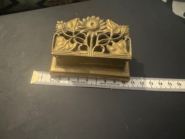 Brass Stamp Box