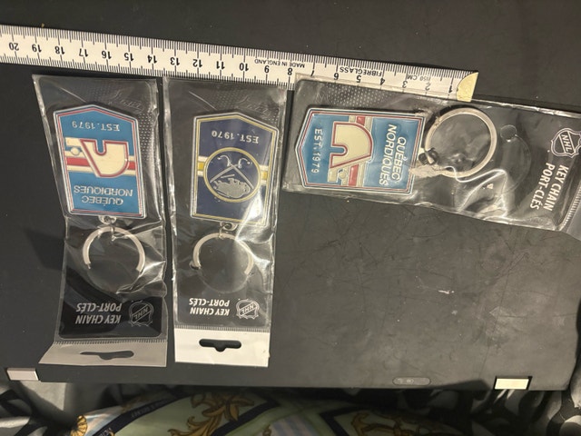 NHL Quebec Nordiques Keychains