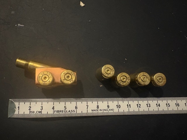Brass Cannon Shot Glasses
