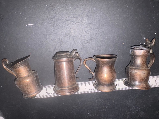 Miniature Tankards - Set of 4