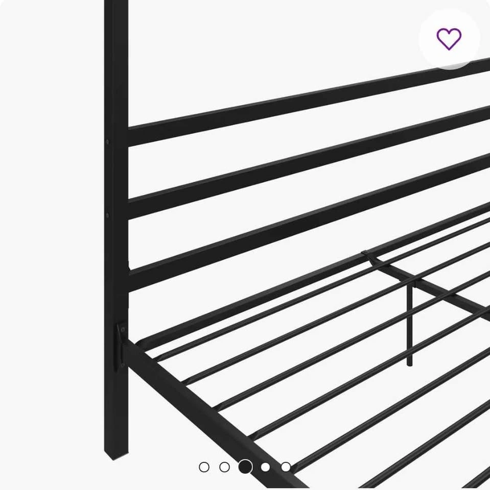 Mifflinville Canopy Bed - White Queen Size - photo 2