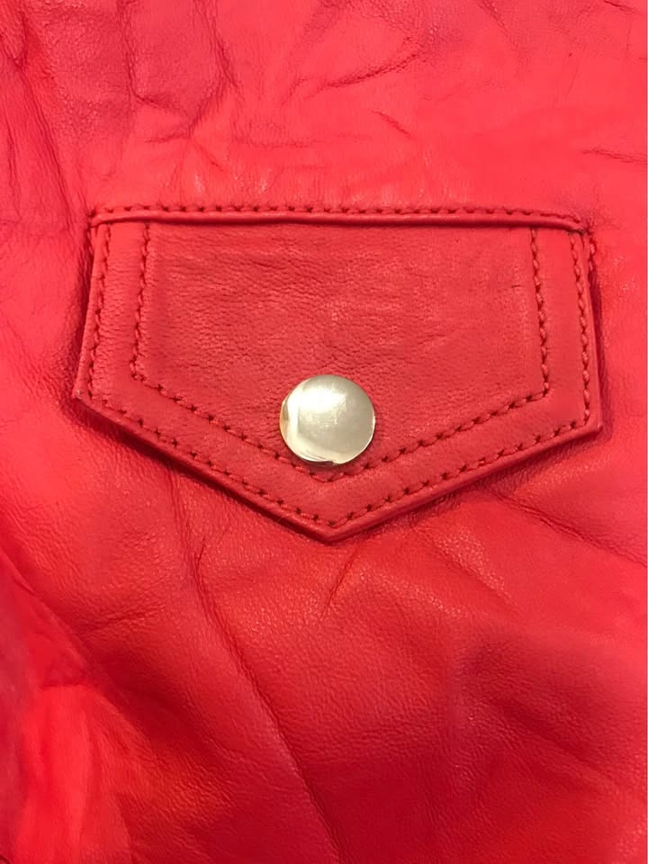 Michael Kors Red Leather Jacket - New w/o Tags - photo 4