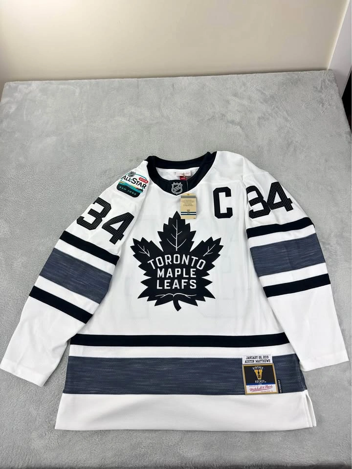 Mitchell & Ness NWT Men's Sz Large Austin Matthews 2019 NHL All-