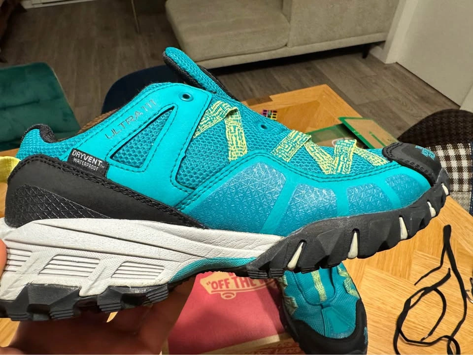 The North Face Ultra 111 Waterproof Teal Hiking Shoes - photo 2