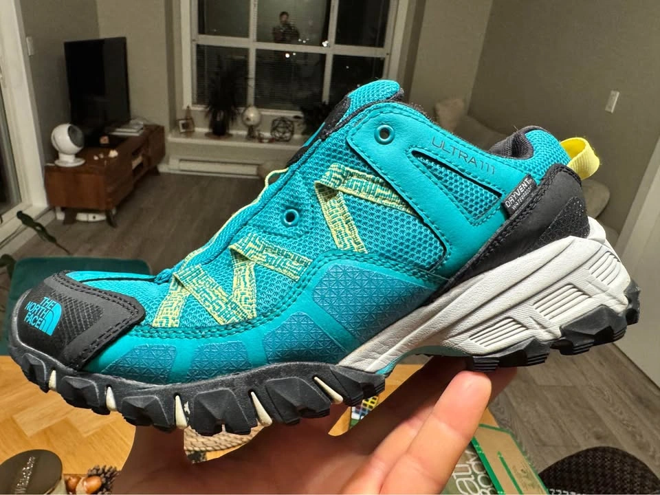 The North Face Ultra 111 Waterproof Teal Hiking Shoes - photo 4