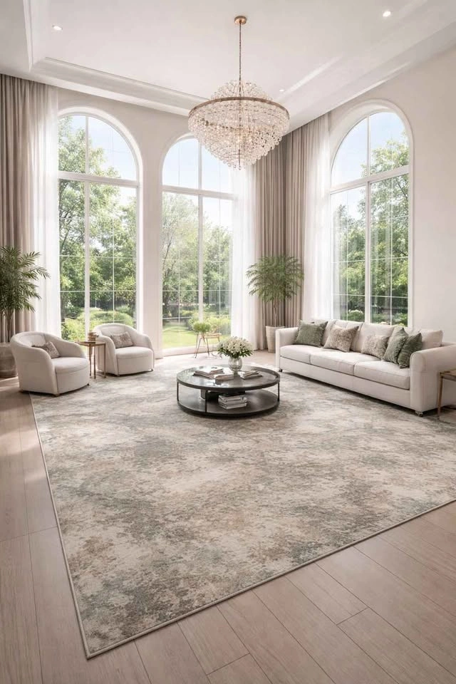 6x9 Washable Pistachio Cream Rug - photo 4