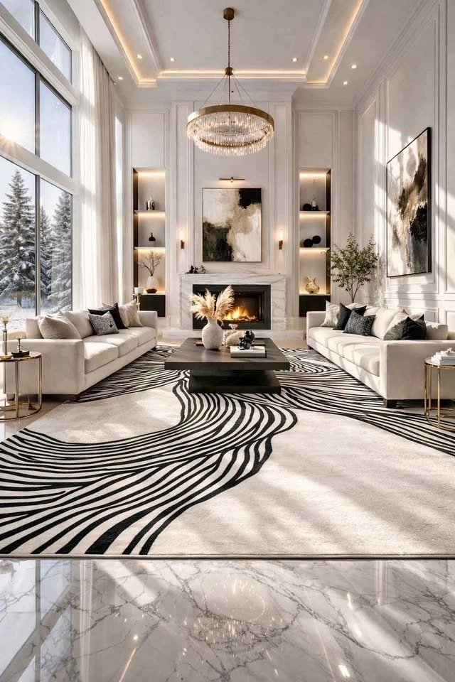 Wave Rugs: 2x6 ft, 4x6 ft, 5x7 ft, 8x10 ft - Brand New
