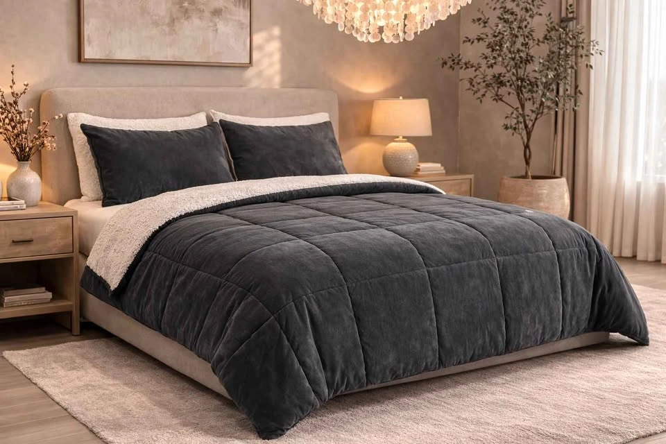 SOFT Sherpa ~ King Size Comforter Set brand NEW SEALED 🆕 - photo 5