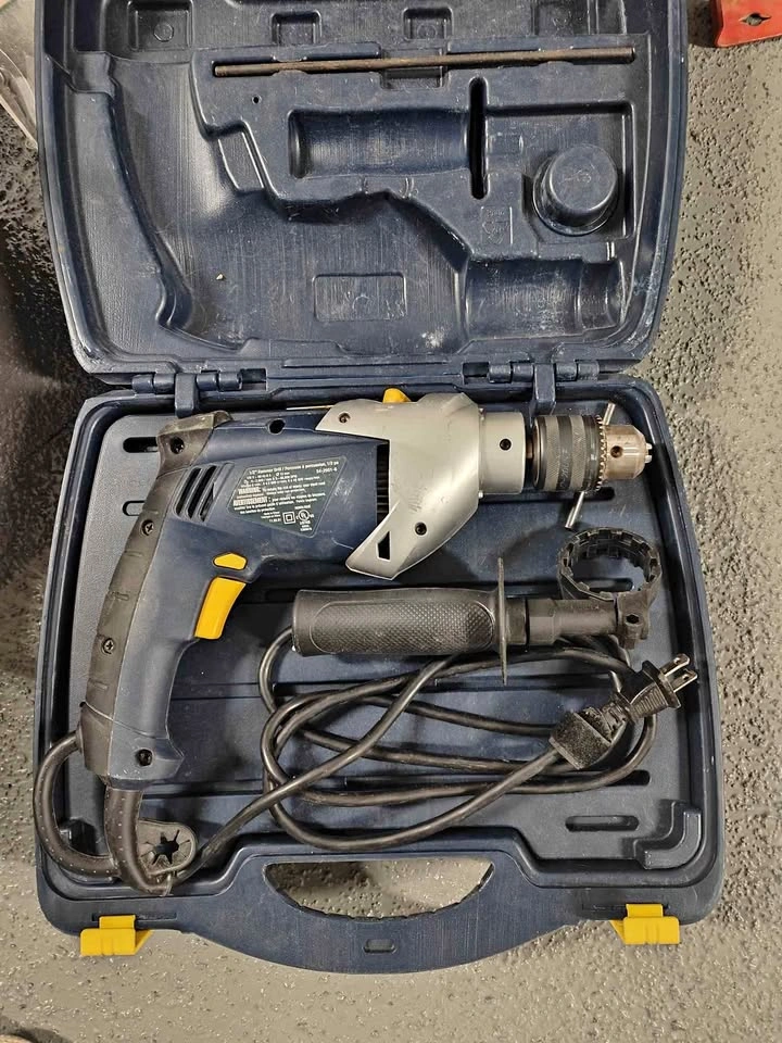 Mastercraft Corded Hammer Drill Kit, 100-pc
