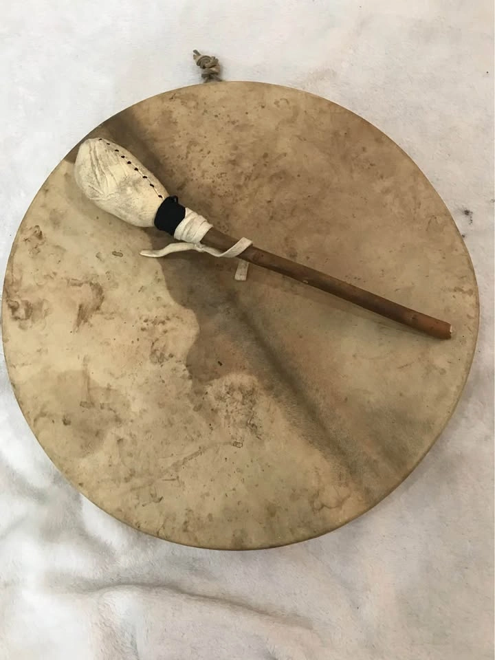 Authentic Native American Drum (Sold with Permission) - photo 2
