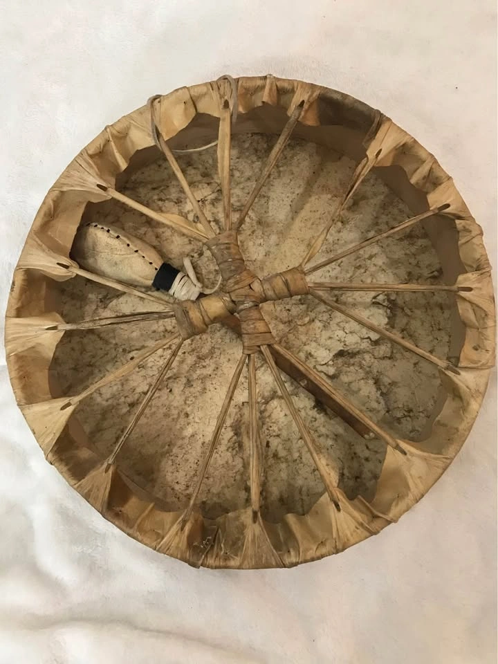 Authentic Native American Drum (Sold with Permission) - photo 3