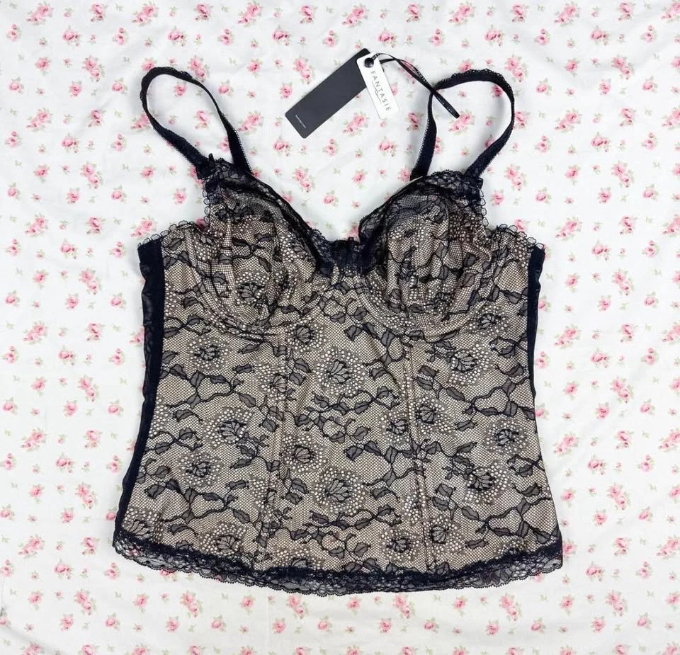 Black lace bustier top 🖤 - photo 2