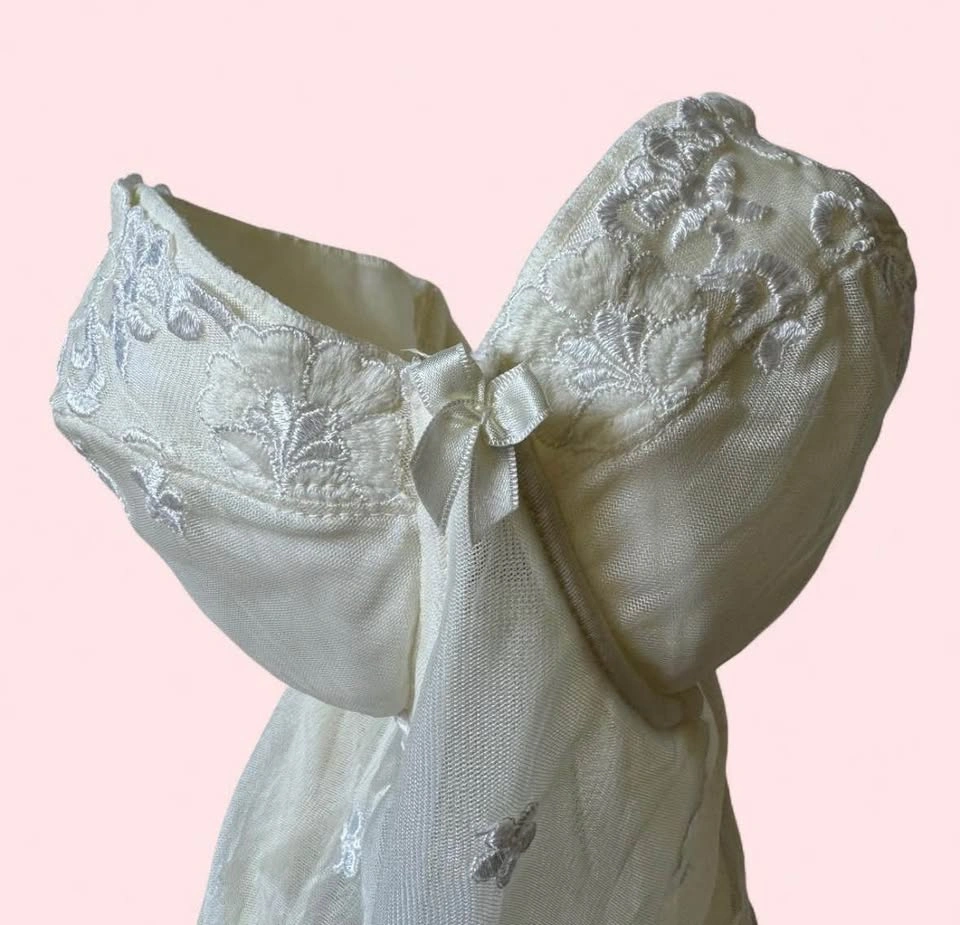 Vintage Cream Corset Top - photo 4