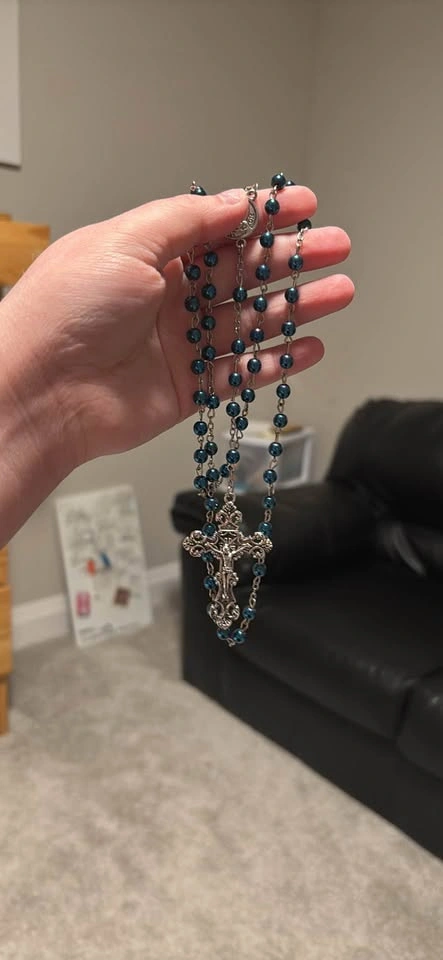 Vintage metal rosary - photo 2