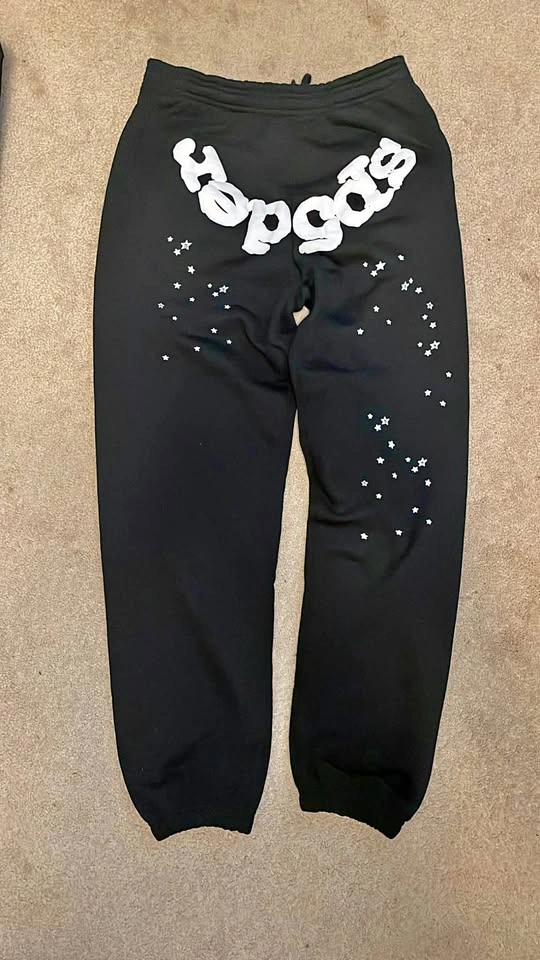 Sp5der Black Sweatpants - Small