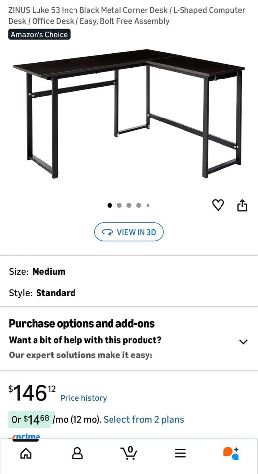 L-shaped Desk - photo 3
