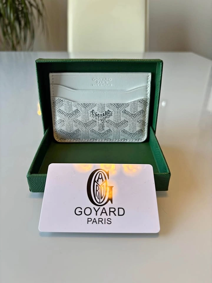 White Goyard Wallet
