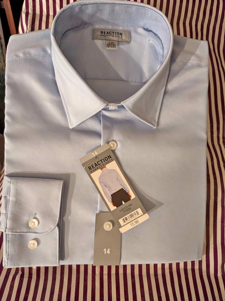 Teenager boy dress shirt