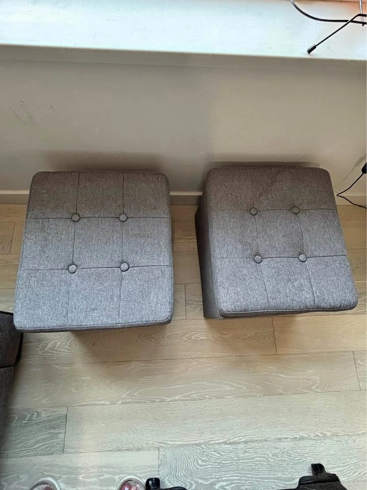 2 Small Ottomans