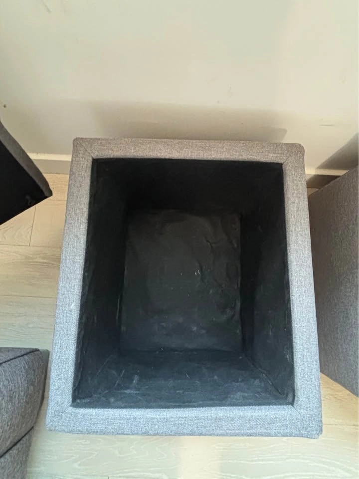 2 Small Ottomans - photo 3
