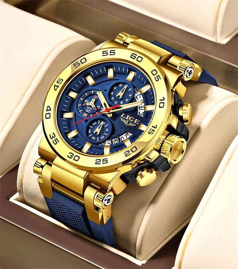 Men’s Military Watch – Big Dial, Luminous, Waterproof, Quartz Ch