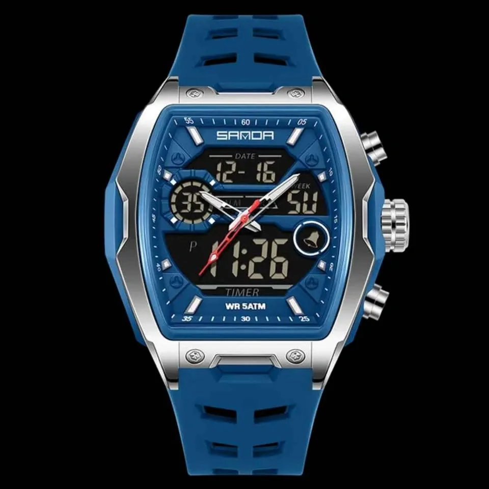 🔥 Top Brand Men’s Military Sport Watch – Big Dial, Dual Display, - photo 4