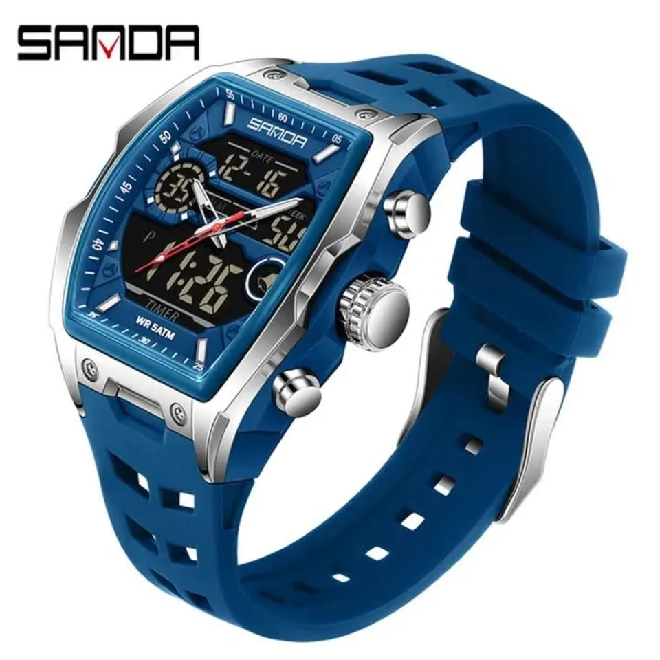 🔥 Top Brand Men’s Military Sport Watch – Big Dial, Dual Display, - photo 5
