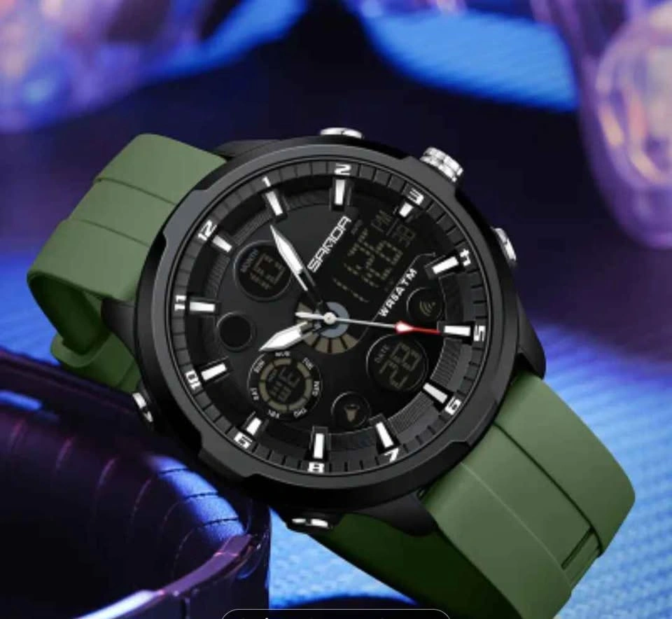 Men’s Military Sport Watch – Dual Display, Waterproof - photo 4