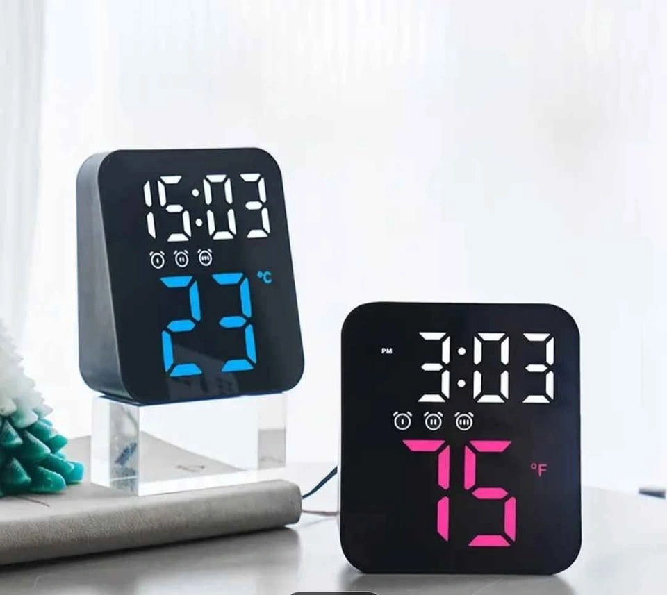 LED Alarm Clock & Temperature Display - photo 4